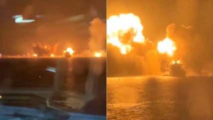 17 Türk denizci kabusu yaşadı! Bombardıman ortasında yaşam mücadelesi!