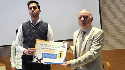 Hafızlık yarışmasında birincilik GİBTÜ öğrencisinin 