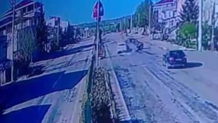 Adıyaman'da 2 otomobil böyle çarpıştı: 6 yaralı