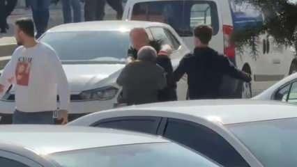 Bolu'da sokak ortasında yumrukların konuştuğu kavga