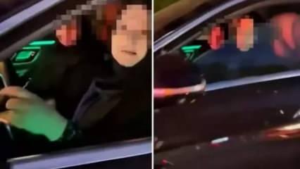 ‘Görevli misiniz?’ sorusuna çakarlı araç kullanan kadından pes dedirten cevap