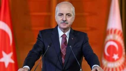 Kurtulmuş, Lefkoşa'da TDT Aksakallar Konseyi üyeleriyle görüştü