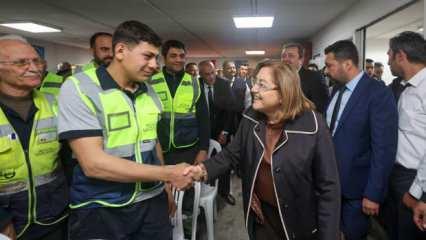 Şahin, 1 Mayıs’ta belediye çalışanlarıyla buluştu: Biz çok güçlü ve güvenilir bir aileyiz