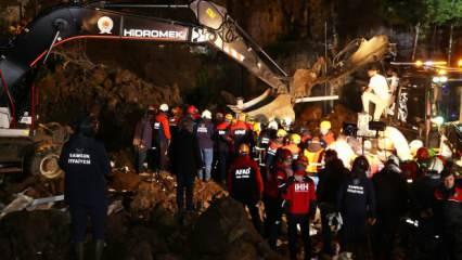 Samsun'da heyelan: Baba ve iki çocuğu hayatını kaybetti