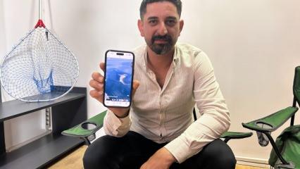 Yakaladığı 30 kiloluk balıktan korkutan sürpriz! 