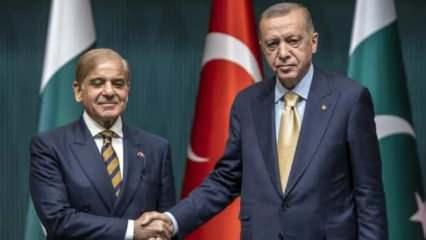 Erdoğan ve Pakistan lideri Şerif arasında kritik görüşme!