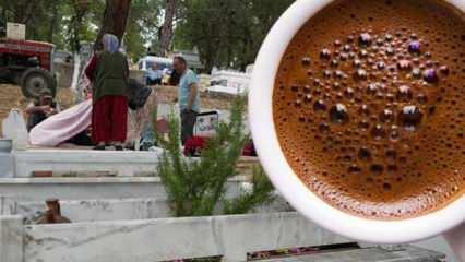 600 yıllık gelenek: Mezarlıkta kahve bile pişiriyorlar...