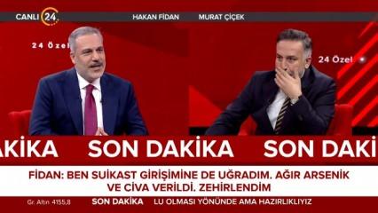 Bakan Hakan Fidan ilk kez açıkladı: Suikasta uğradım