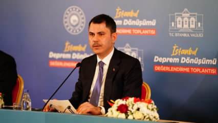 Bakan Kurum duyurdu: İstanbul'da kentsel dönüşüm komisyonu kuruluyor