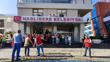  CHP'li Narlıdere Belediyesinde işçiler greve gidiyor