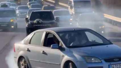 Düğün konvoyunda drift yapan sürücüye para cezası
