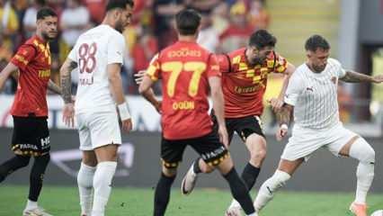 Göztepe, 10 kişilik Hatayspor'a diş geçiremedi