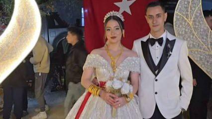 Düğünde gelin ve damadı sevinçten havalara uçuran hediye! 