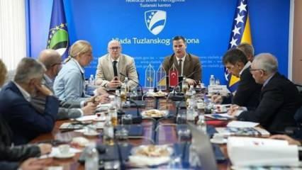 Medya temsilcileri Tuzla Kantonu Başbakanı İrfan Halilagiç ile görüşme gerçekleştirdi