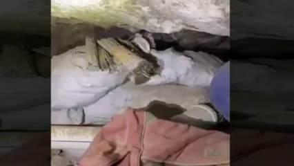 Pençe-Kilit bölgesinde, mağarada silah ve mühimmat ele geçirildi