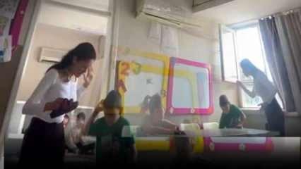 Öğretmenden, özel gereksinimli öğrencilere şiddet! Vatandaşları ayağa kaldıran görüntüler
