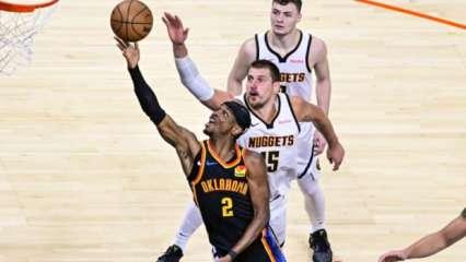 Oklahoma City, Denver'i sahadan sildi! 45 sayı farkla seriyi eşitlediler