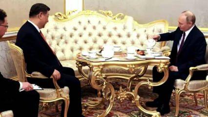 Putin, Şi'ye çay ikram etti! Kremlin anlamını açıkladı: Çay eşliğinde gizli sohbet