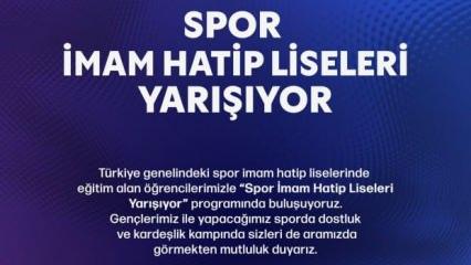 Spor imam hatip liseleri yarışacak