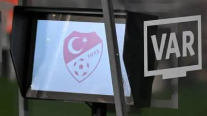 Süper Lig'de haftanın VAR kayıtları açıklandı