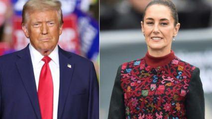 Trump 'Korkuyor' demişti! Claudia Sheinbaum'dan cevap