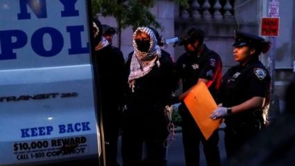 ABD'de Filistin'i destekleyen üniversite öğrencilerine sert müdahale