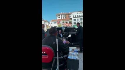 Aksaray Valisi Kumbuzoğlu'ndan Dertli Cumali'ye duygulandıran jest