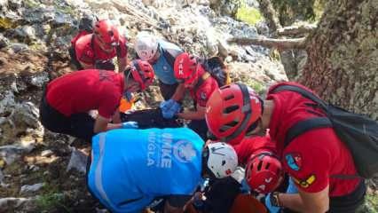 Alman yamaç paraşütü pilotu, Fethiye'de kayalık alana düşerek öldü