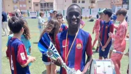 Barcelona'dan dünya futboluna bir hediye daha! 12 yaşında 30 maçta 96 gol