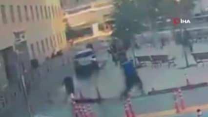 Beylikdüzü’nde hastane bahçesindeki silahlı saldırı kamerada
