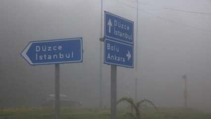 Bolu Dağı'nda göz gözü görmüyor