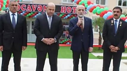 Cumhurbaşkanı Başdanışmanı Topçu Hocavend Oteli’nin açılışına katıldı