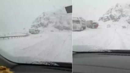 Erzurum’da mayıs ayında kar sürprizi! Kent merkezi beyaz örtüyü giydi