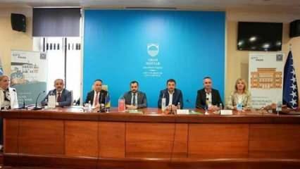 Bosna Hersek’teki Türk medya temsilcileri Mostar Belediye Başkanı Kordić ile görüştü