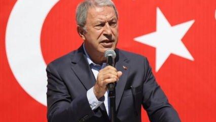 Hulusi Akar'dan açıklama: Doğu ve Güneydoğu'da büyük bir hamle yapılacak