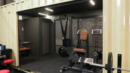 Karavancıların yeni g&ouml;zdesi, taşınabilir spor salonu: T&uuml;rkiye'de ilk