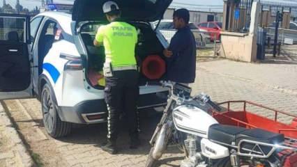 Motosikletli şov pahalıya patladı