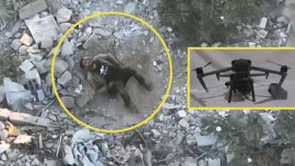 Son anları... Acı görüntü! Kudüs Tugayları'nın ele geçirdiği dronedan çıktı!
