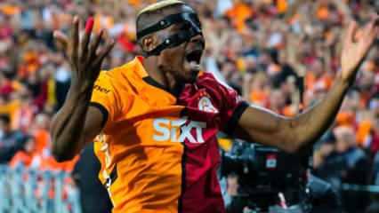 Yine şov yaptı! Osimhen, Galatarasaray tarihine geçti
