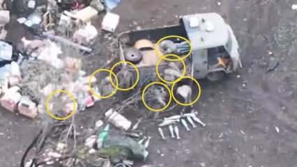Rusya Ukrayna savaşında dronelar ağır kayıplar verdiriyor! İşte son görüntüler