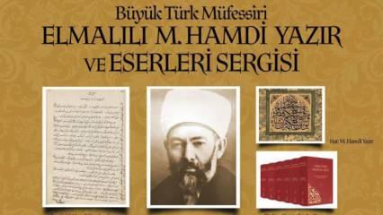Süleymaniye'de Büyük Türk Müfessiri M. Hamdi Yazır ve eserleri sergisi düzenlenecek