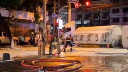 Facianın eşiğinden dönüldü... Tanker kazası yürekleri ağıza getirdi!