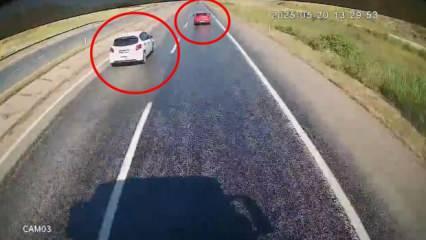 Hatalı sollama kazaya neden oldu!