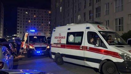 Yangın sırasında panik yapan kadın 8. kattan atladı