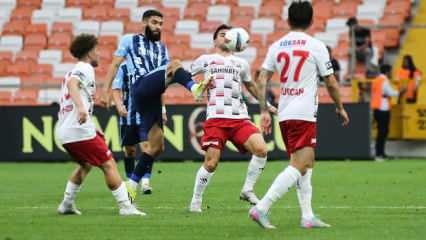 Adana Demirspor, taraftarı önünde Süper Lig'e veda etti: Puanlar paylaşıldı