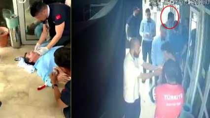 Azerbaycanlı federasyon başkanı Musayev'in Antalya'da bıçaklandığı anlar kamerada