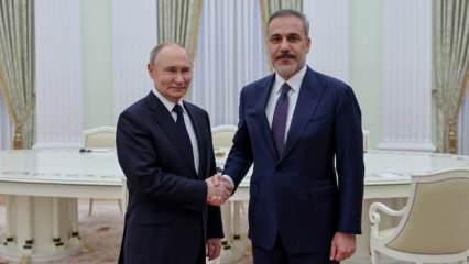 Bakan Fidan ve Rusya Devlet Başkanı Putin arasında kritik görüşme