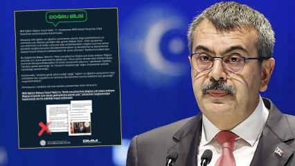 Bakan Tekin'in 'Okula gerek yok' sözlerini söylediği iddiası yalanlandı
