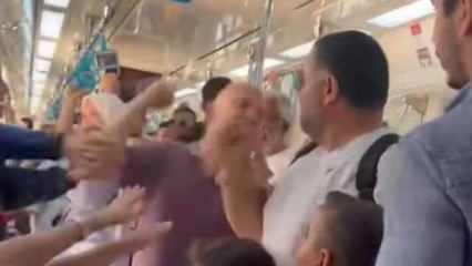 Böyle magandalık görülmedi: Marmaray'da çocuklarının yanında babalarına yumruklu saldırı!