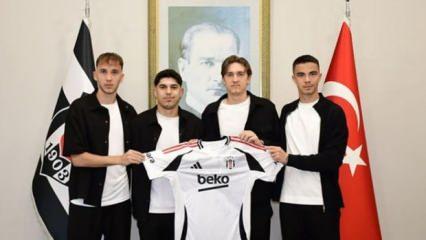 Beşiktaş'ta 4 imza resmen açıklandı